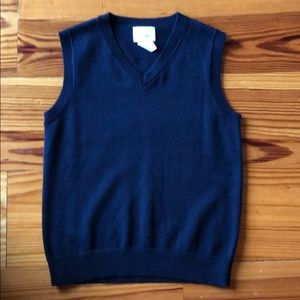 Crewcuts navy sweater vest